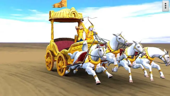 3D Krishna Arjuna Rath Live Wa android App screenshot 2